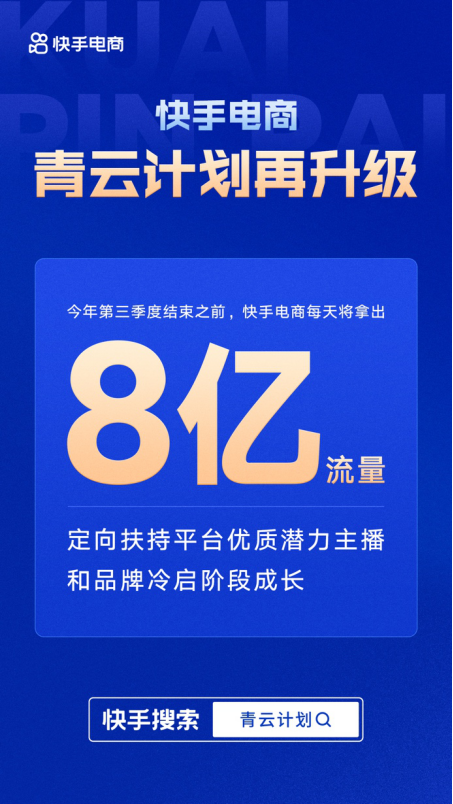 快手電商“青云計劃”再升級，每天8億流量助力商家冷啟260.png